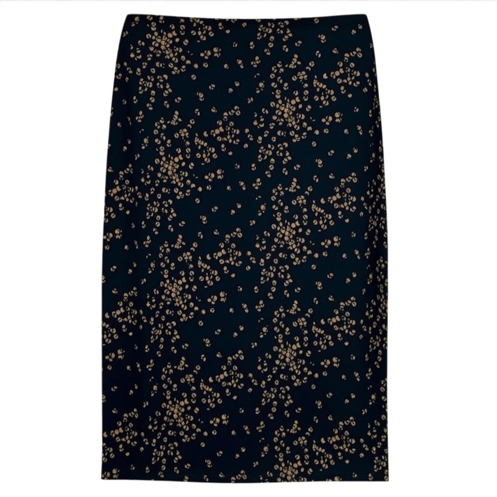 Halogen Green Split Dot Tie Front Midi Skirt Size Small NWT Nordstrom